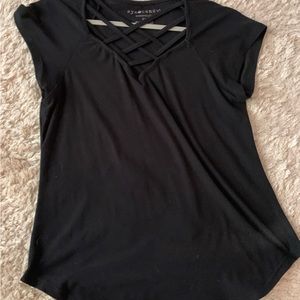Eye Candy black cute cutout design top